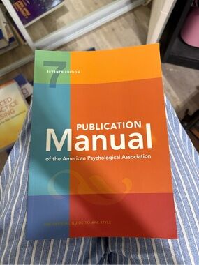 Publication Manual APA ISBN 978-1-4338321-6-1